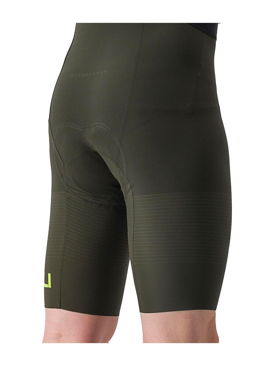 Castelli Premio Black Bibshort LTD Edition, deep green/electric lime - Bild 7