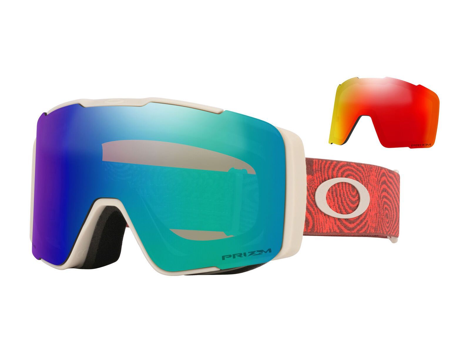 Oakley Line Miner Pro M, Prizm Snow Argon Iridium & Torch / hibiscus trails - Bild 1
