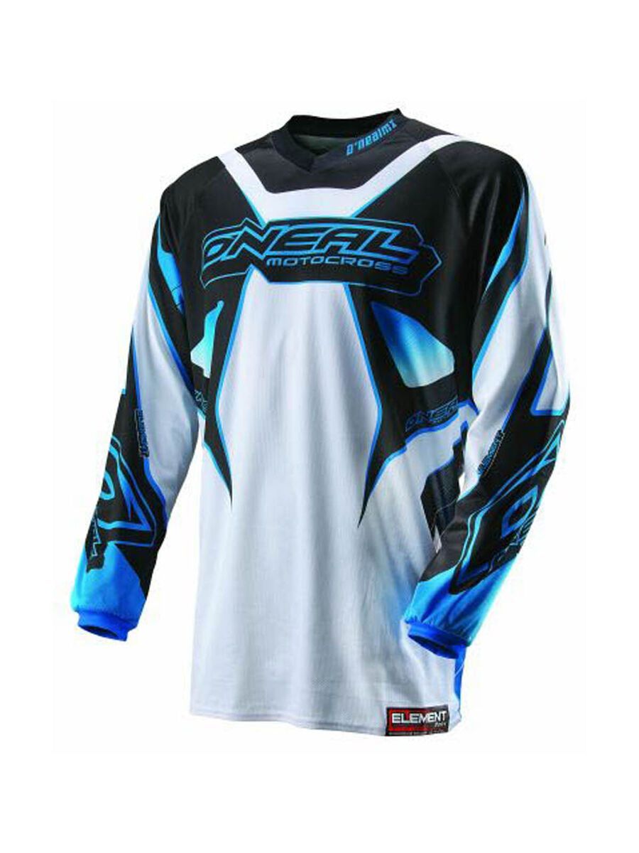 ONeal Element Kids Jersey RACEWEAR, Weiss/Blau - Bild 1