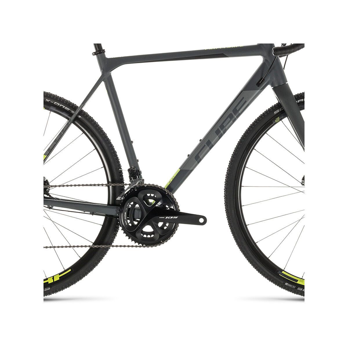 Cube Cross Race Pro, grey´n´flashyellow - Bild 3