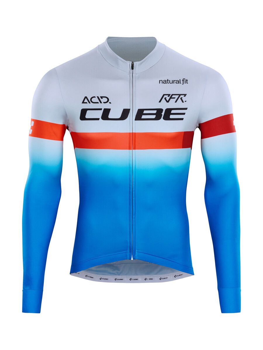 Cube Teamline Trikot langarm, blue´n´red´n´grey - Bild 1