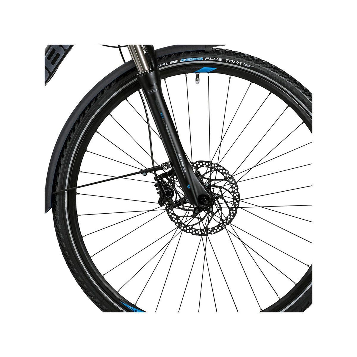 Cube Touring Hybrid EXC 500, black´n´flashblue - Bild 2