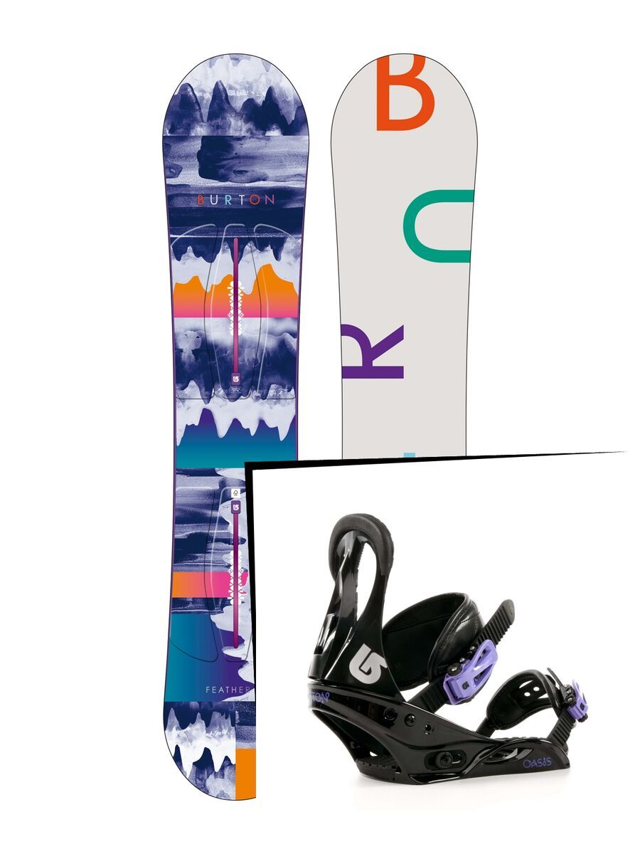 Set: Burton Feather 2016 +  Oasis (1464248S) - Bild 1
