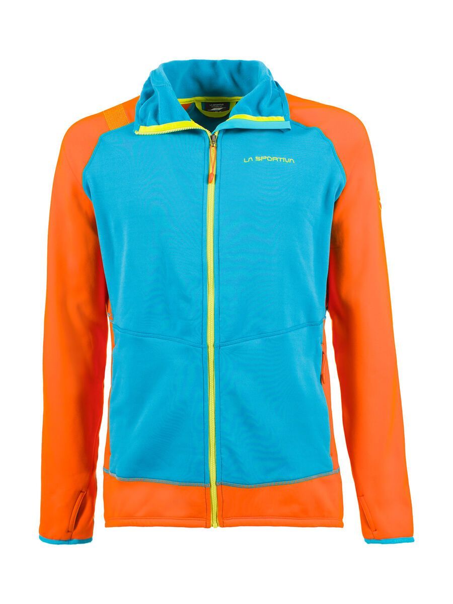 La Sportiva Iridium Hoody M, tropic blue/pumpkin - Bild 1