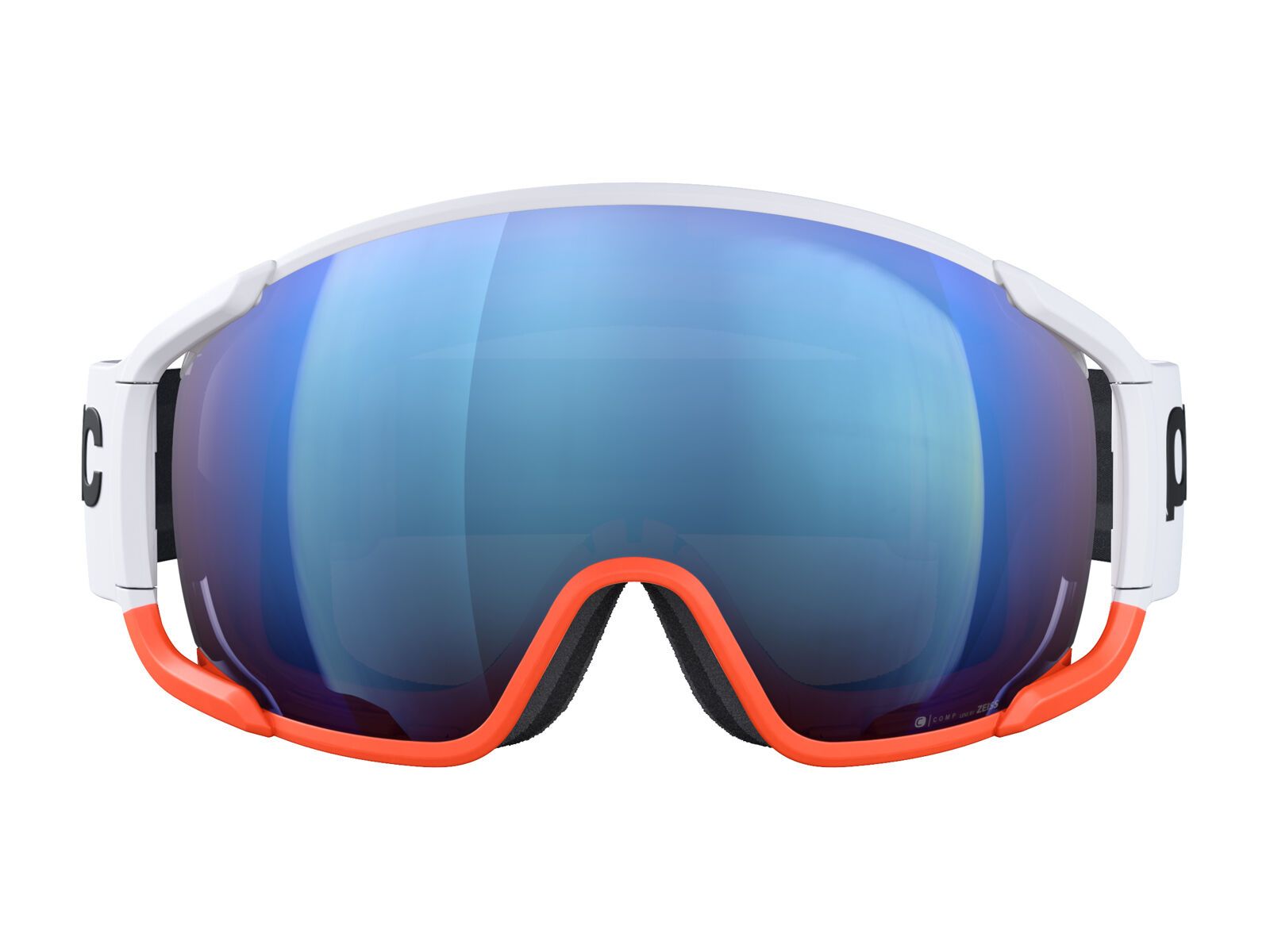 POC Zonula Race Clarity Hi. Int. Partly Sunny Blue, hydrog. white/zink orange - Bild 2