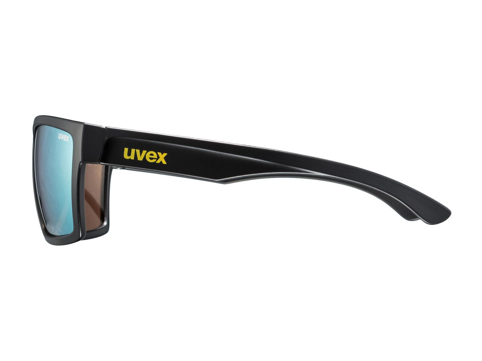 uvex lgl 29, black mat/Lens: mirror yellow - Bild 2