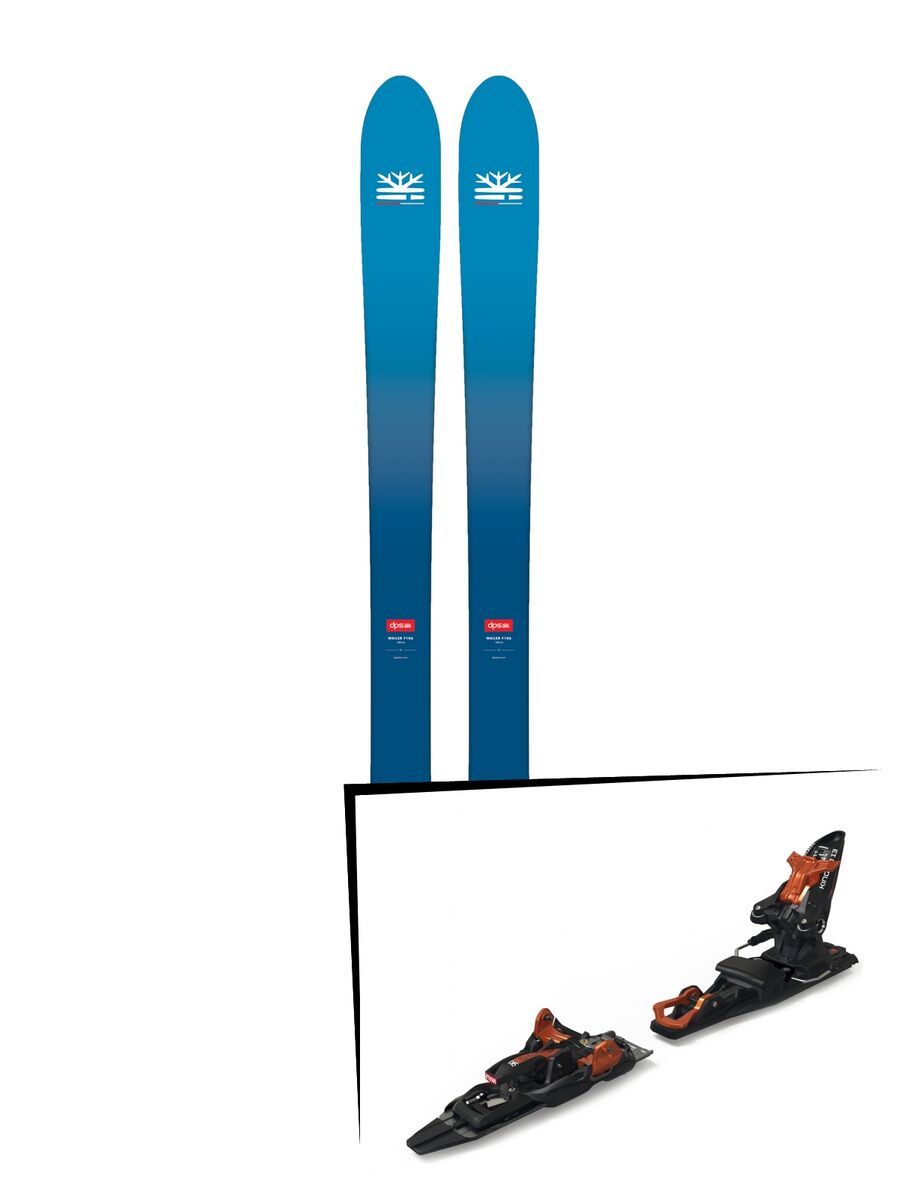 Set: DPS Skis Wailer F106 Foundation 2018 + Marker Kingpin 13 Demo black/copper - Bild 1