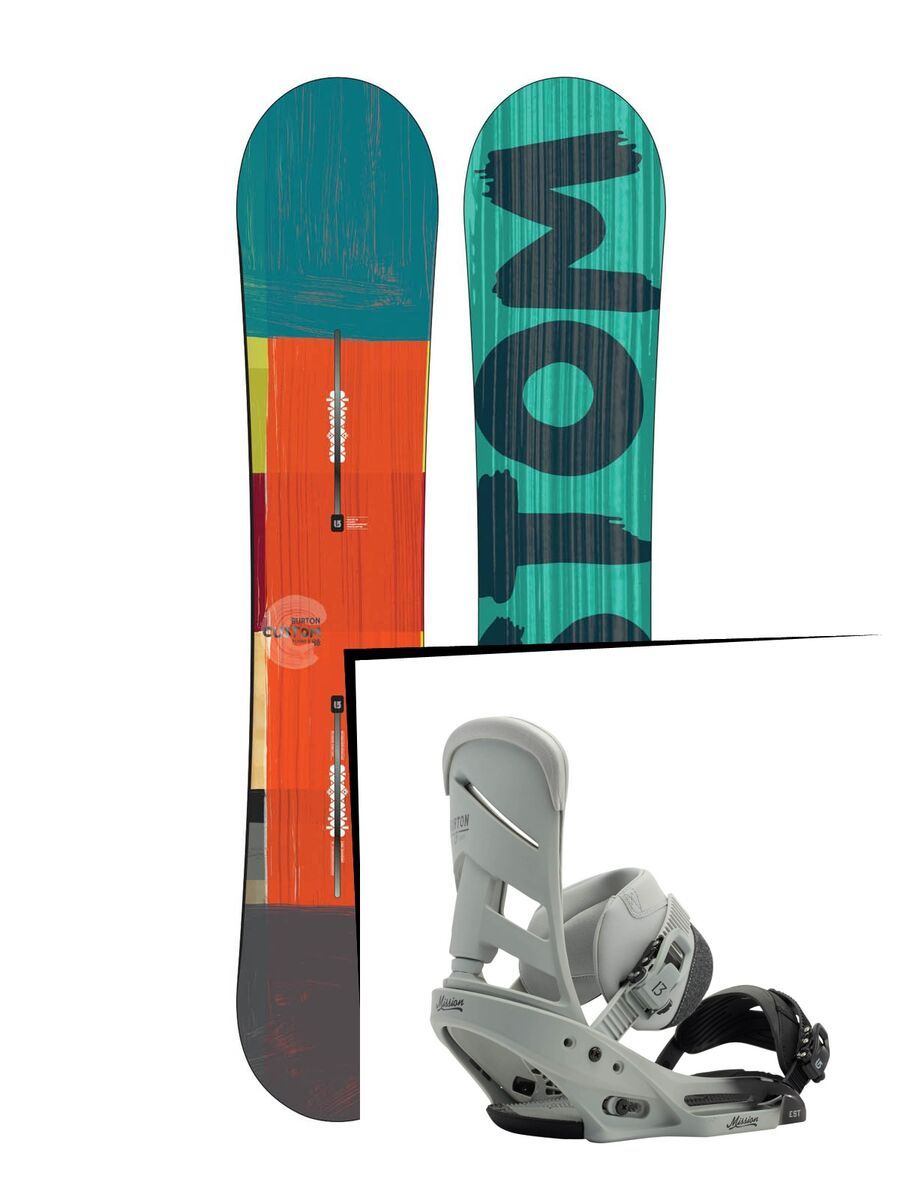Set: Burton Custom Flying V 2015 +  Mission EST (1191269S) - Bild 1