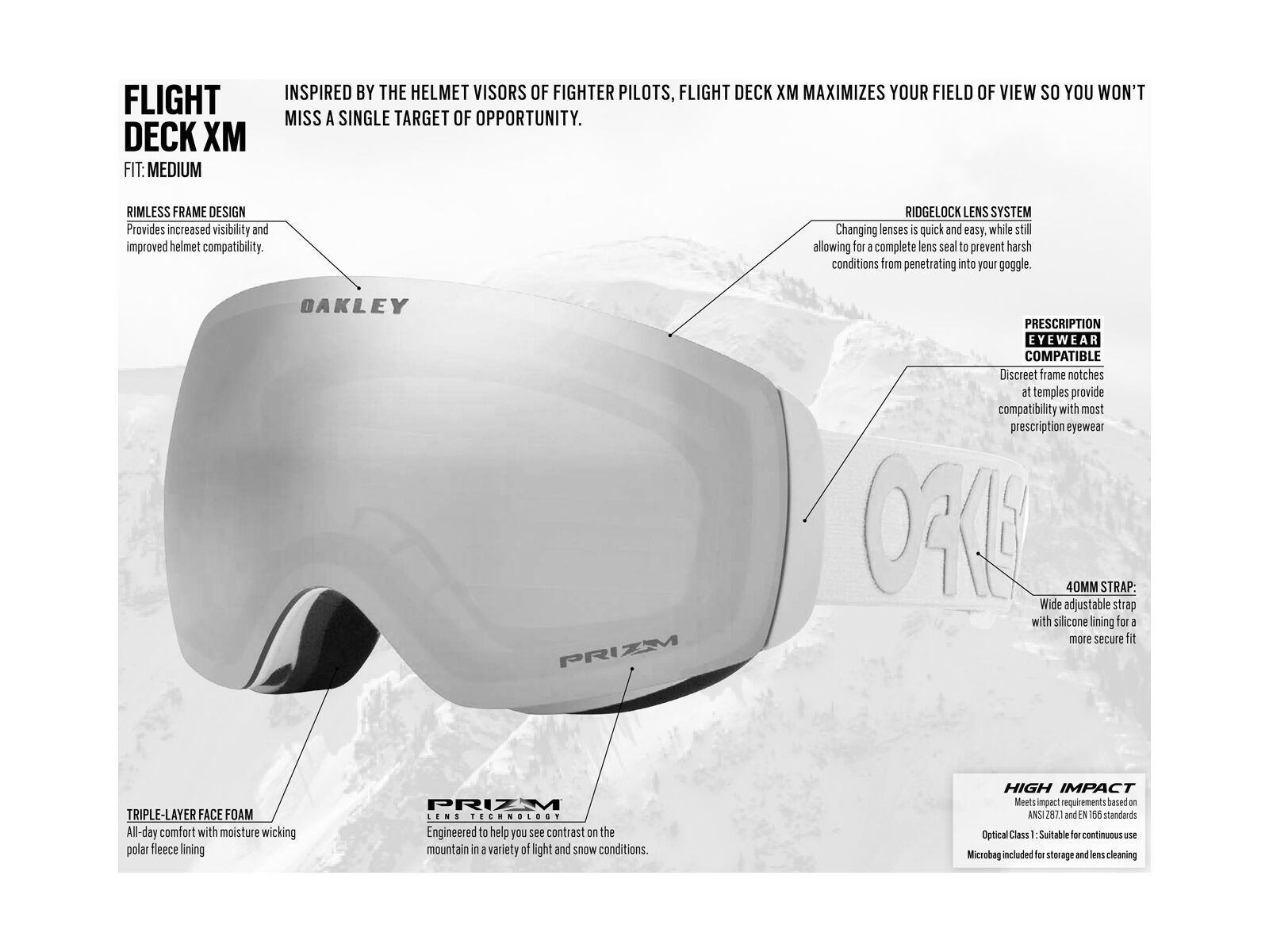 Oakley Flight Deck XM Prizm, balsam camo/Lens: prizm sapphire iridium - Bild 6
