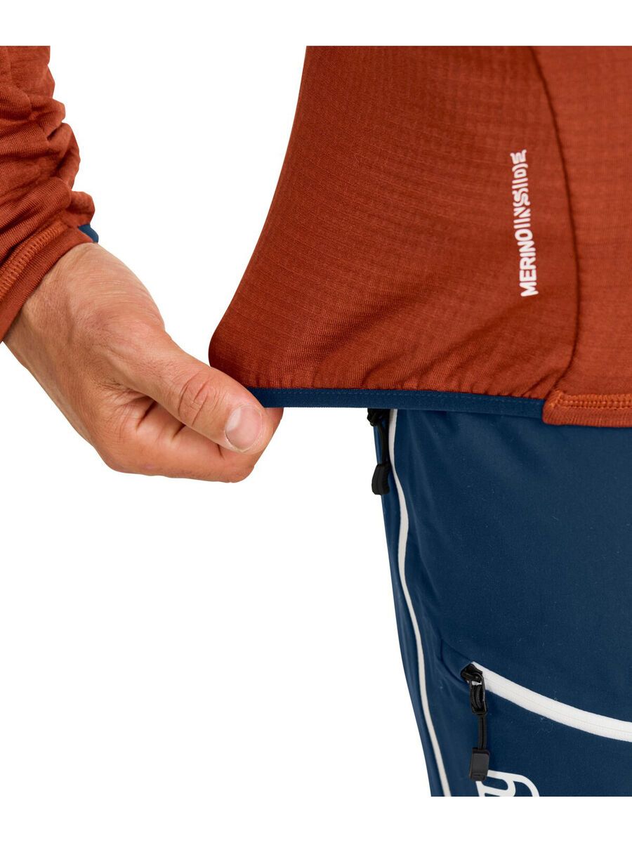 Ortovox Westalpen Swisswool Hybrid Jacket M, mountain blue - Bild 6