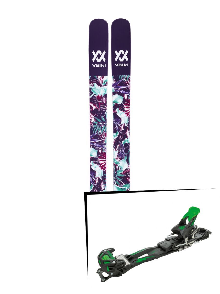 Set: Völkl Bash 116 W 2018 + Tyrolia Adrenalin 16 solid black flash green - Bild 1