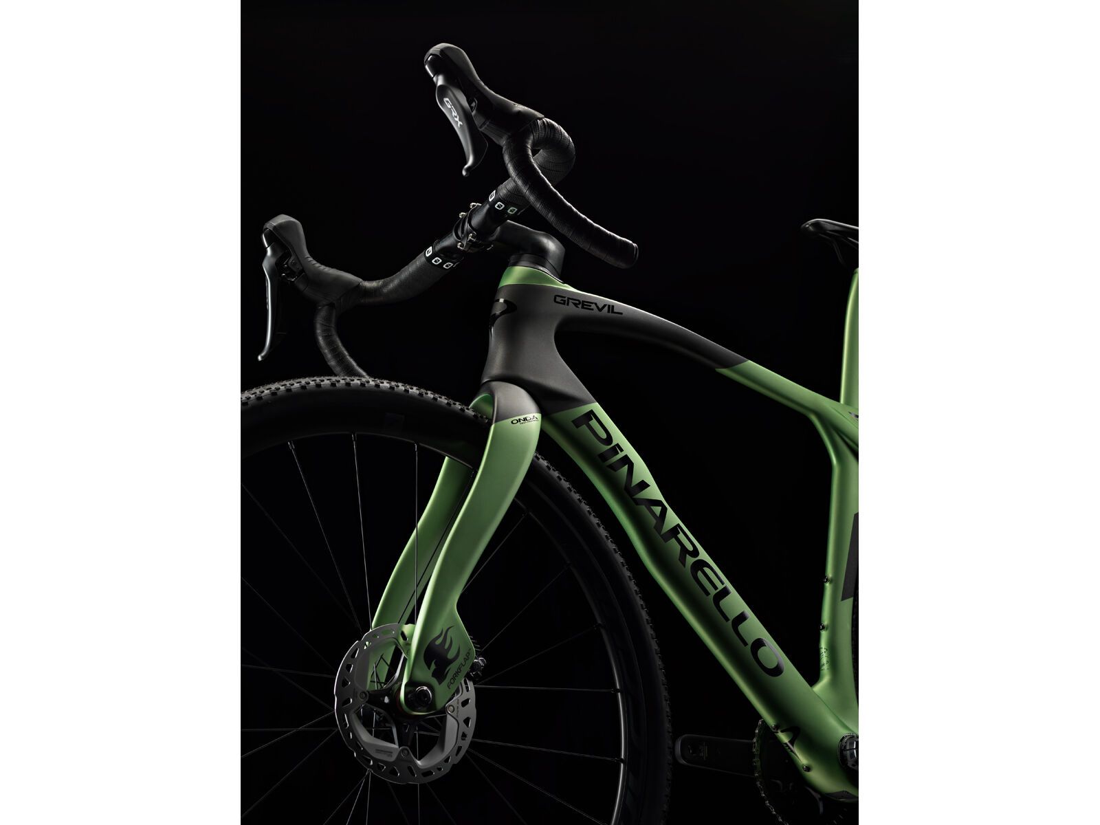 Pinarello Grevil F7 GRX 820 1x12 DB / Fulcrum Rapid Red 500 DB - 700C, stone green - Bild 4