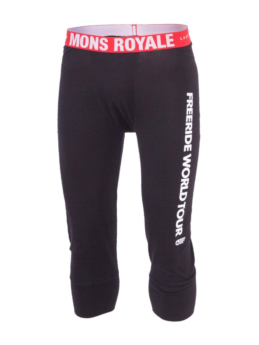 Mons Royale 3/4 Long John, black fwt - Bild 1