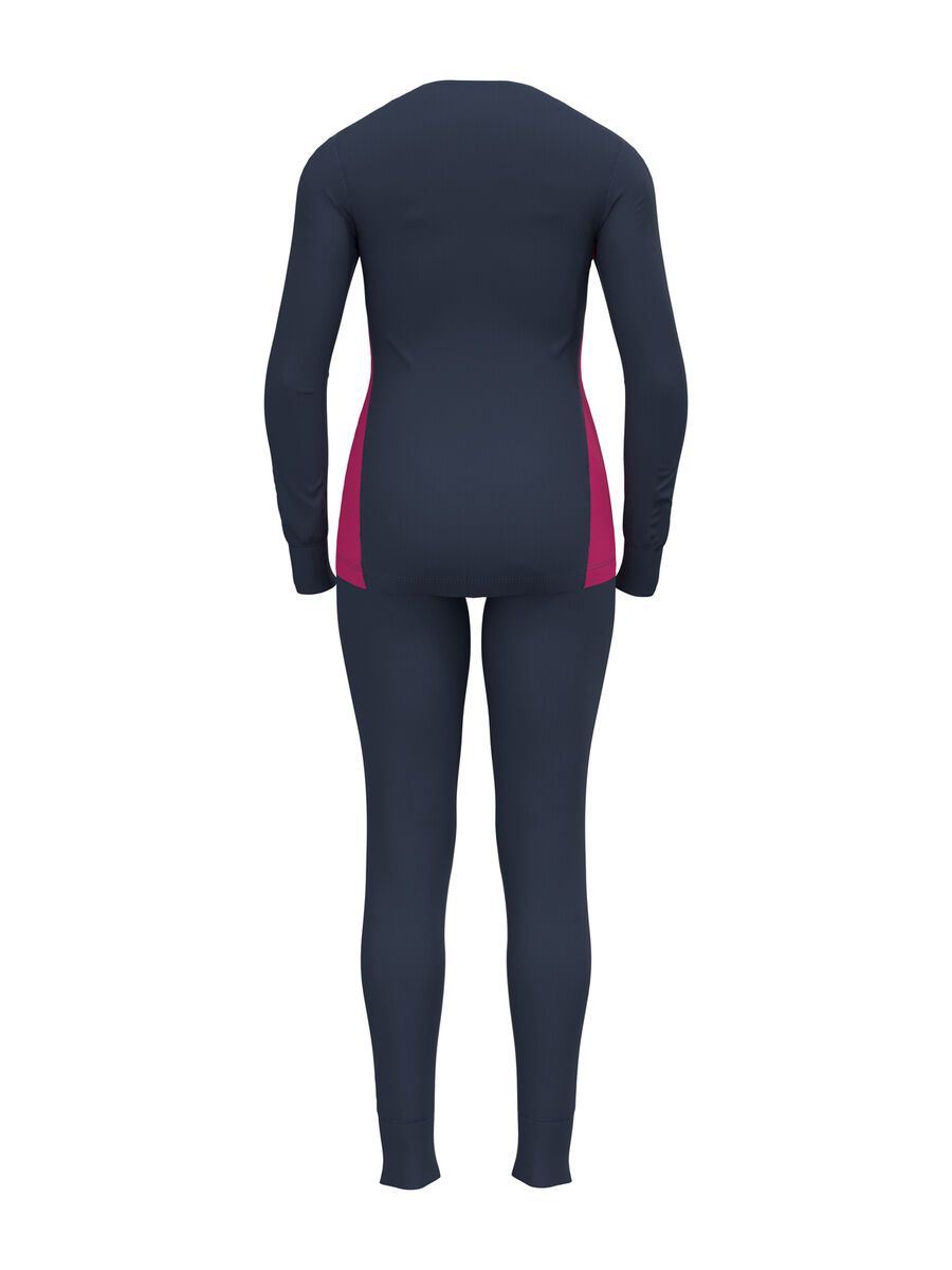 Odlo Active Warm Eco Base Layer Set Women's, dark sapphire/beetroot purple - Bild 2