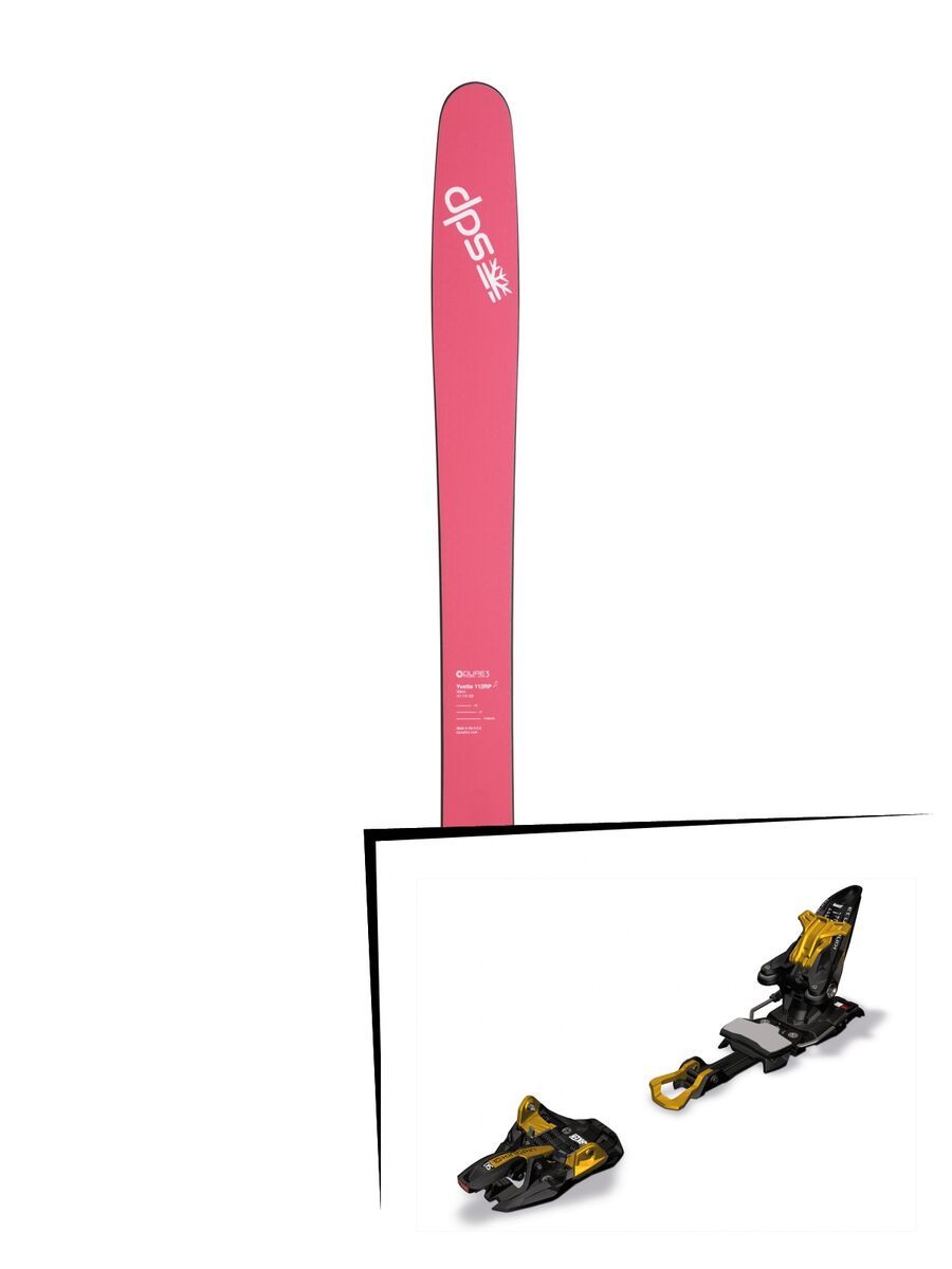 DPS Skis Set: Yvette 112 RP2 Pure3 2016 + Marker Kingpin 13 - Bild 1