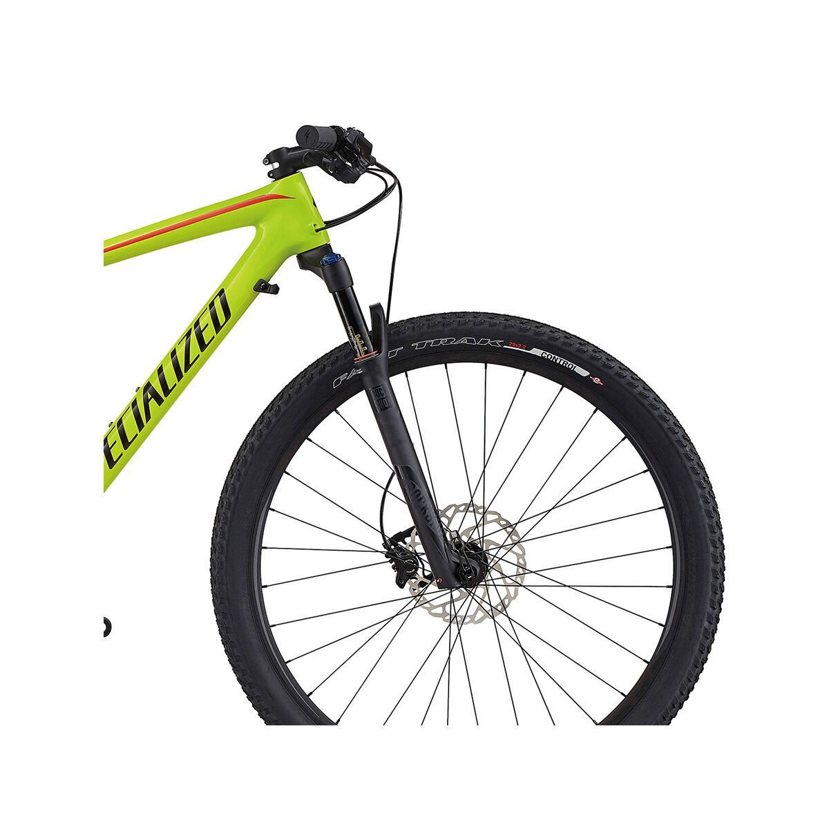 Specialized Epic HT Comp Carbon 29, gloss hyper greener/black/nordic red - Bild 5