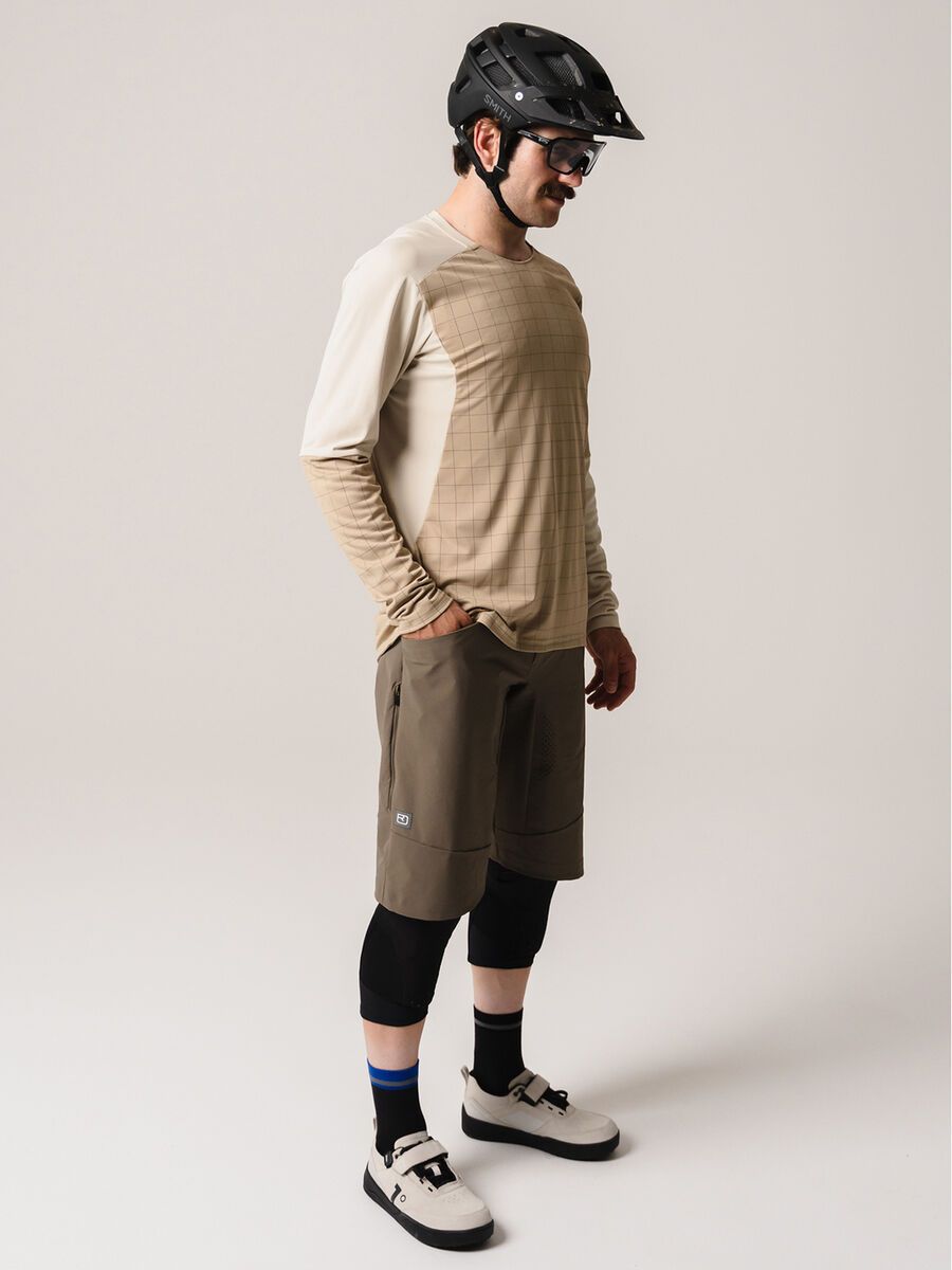 Ortovox Sequence Trail Jersey LS M, dark linen - Bild 6