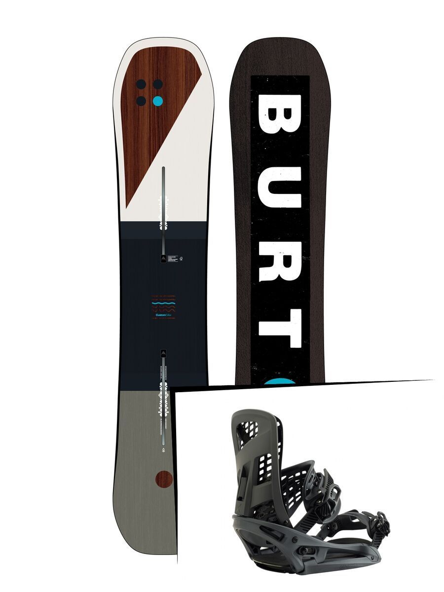 Set: Burton Custom Flying V 2019 +  Genesis X EST (2218321S) - Bild 1