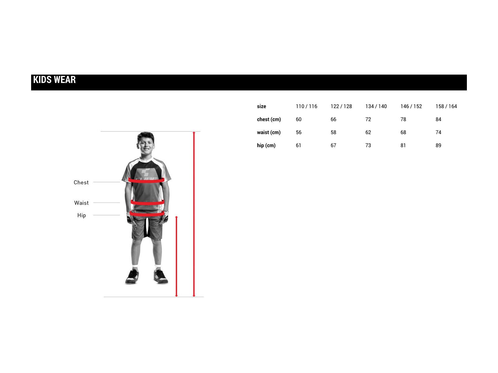 Cube Junior Teamline Trikot kurzarm, black´n´blue´n´white - Bild 2