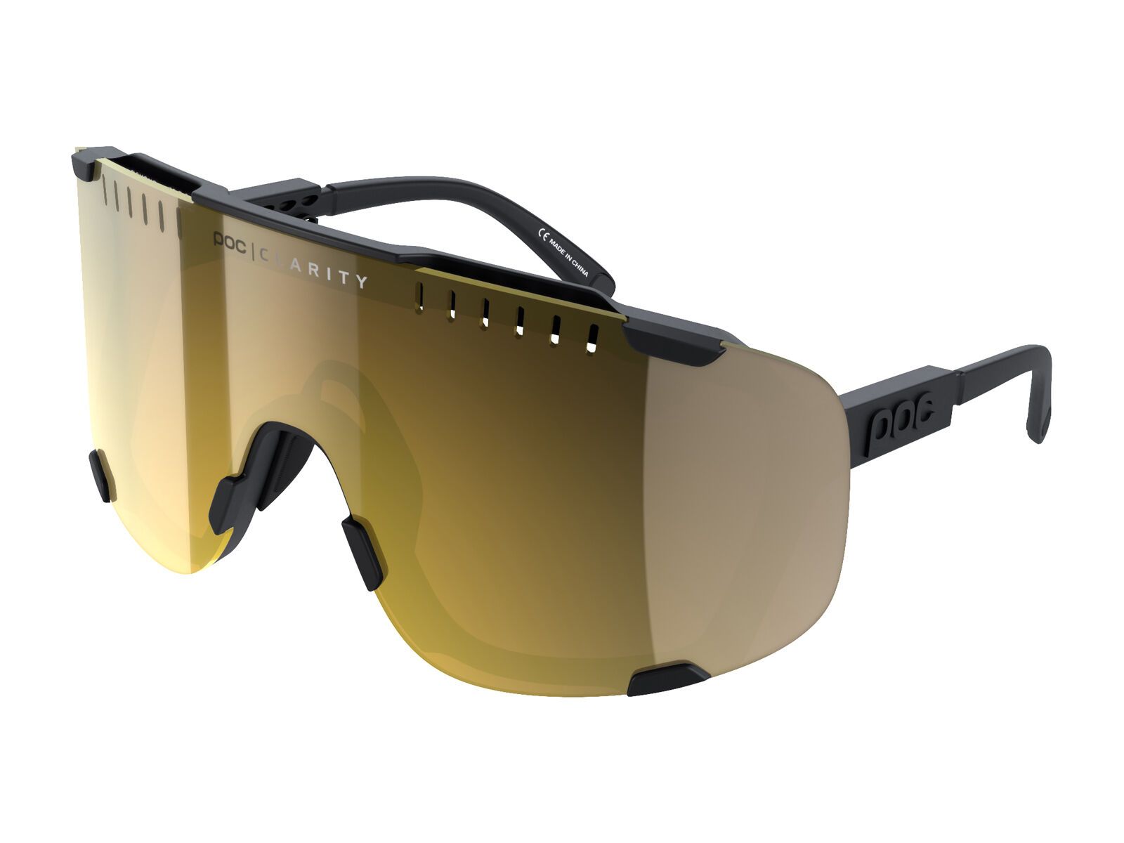 POC Devour Clarity Road Gold, uranium black - Bild 1