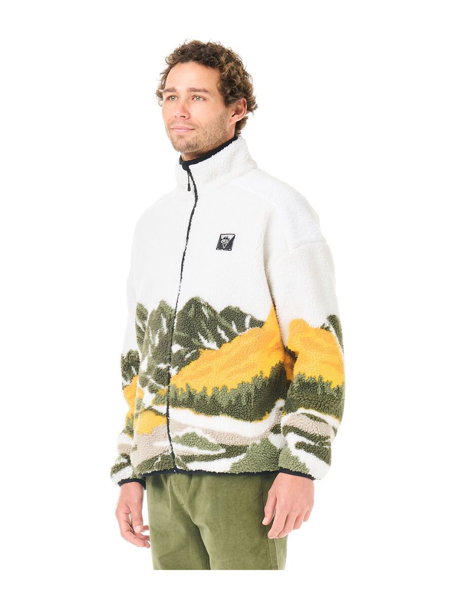 Picture Hafdals Zip Fleece, grape leaf - Bild 4