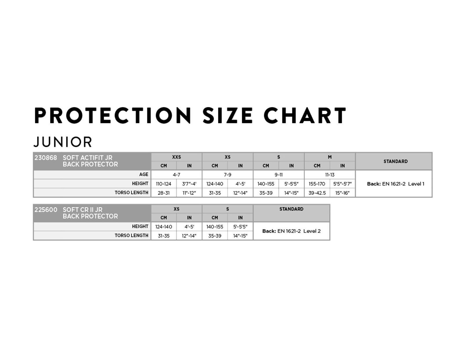 Scott Back Protector Jr Actifit, black/white - Bild 3