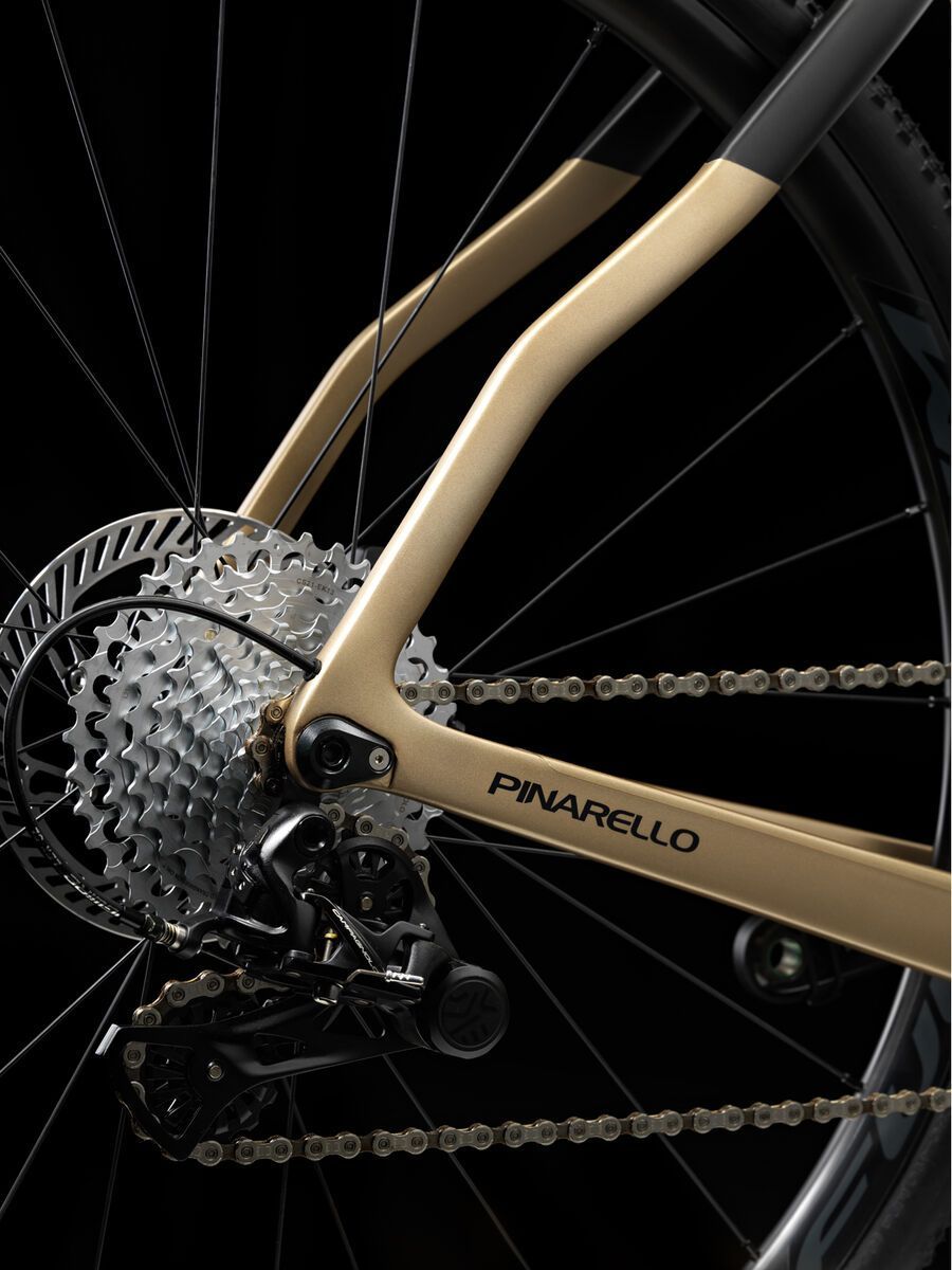 Pinarello Grevil F Ekar 1x13  / Fulcrum Rapid Red 500 DB - 700C, champagne - Bild 7