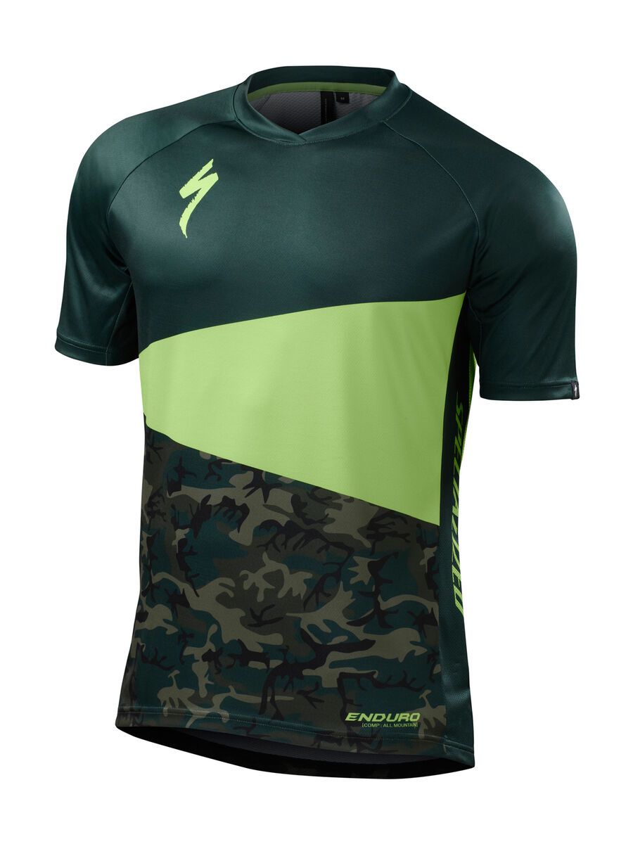 Specialized Enduro Comp Jersey SS, monster green/camouflage - Bild 1