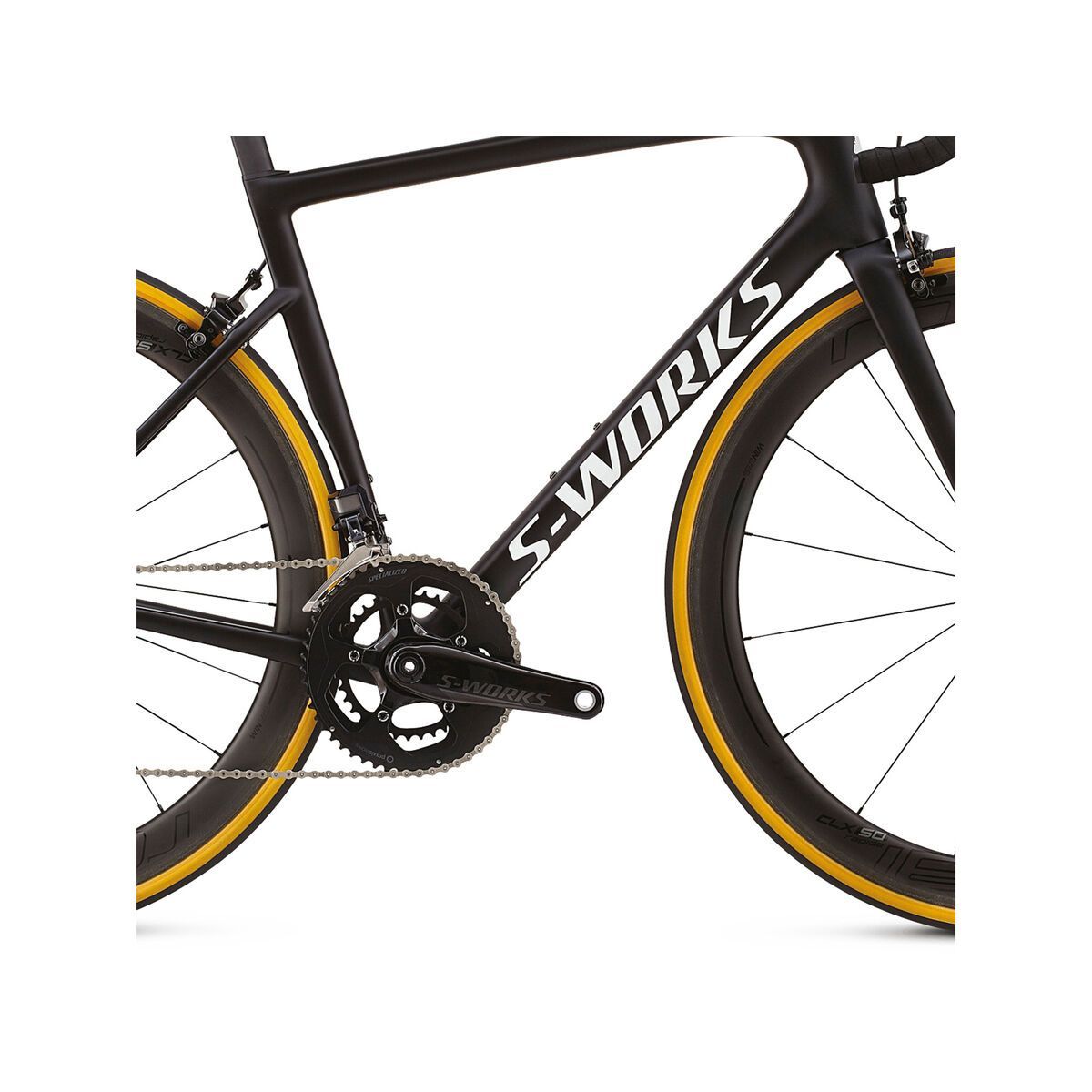 Specialized S-Works Tarmac, mono black/white reflective clean - Bild 5