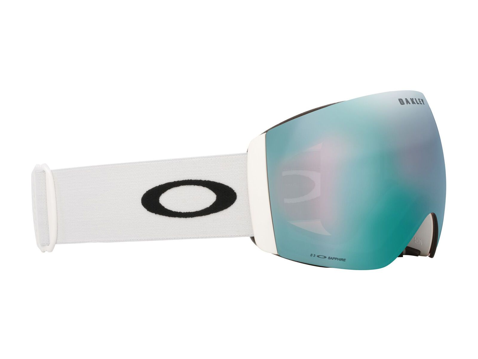 Oakley Flight Deck Pro L, Prizm Snow Sapphire Iridium & Sage Gold / matte white - Bild 12