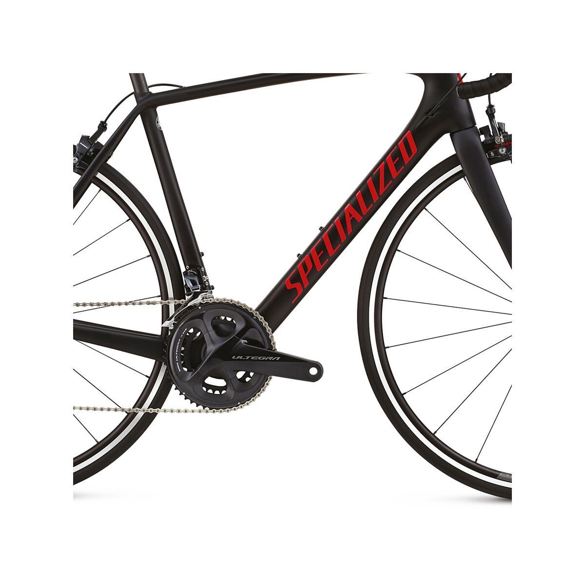 Specialized Tarmac Comp, black/gloss flo red clean - Bild 5