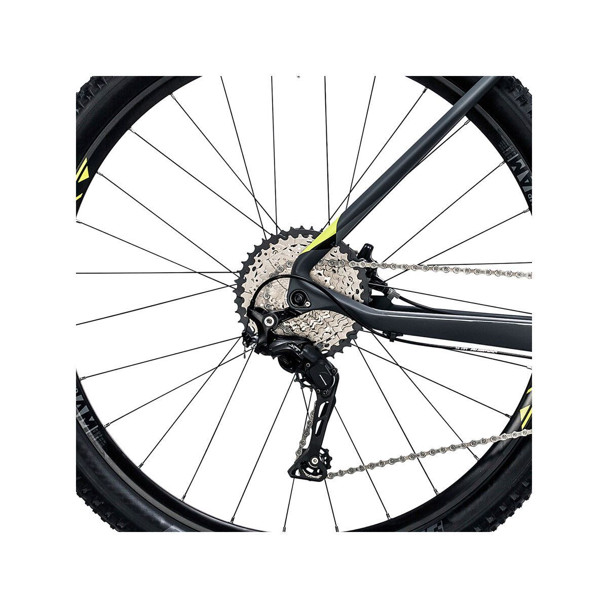 Cube Reaction GTC Pro 27.5, grey´n´flashyellow - Bild 4