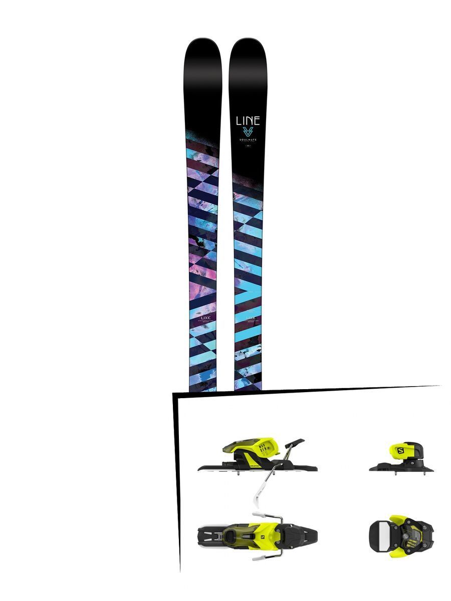 Set: Line Soulmate 92 2017 + Salomon Warden 11 (1706224) - Bild 1