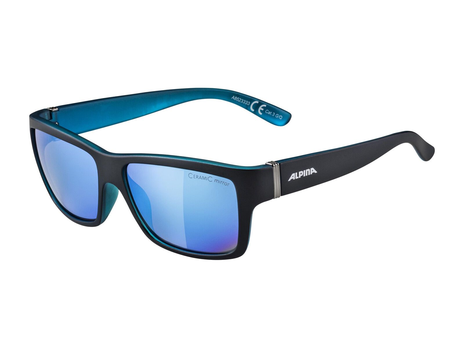 Alpina Kacey, black matt blue/Lens: ceramic mirror blue - Bild 1