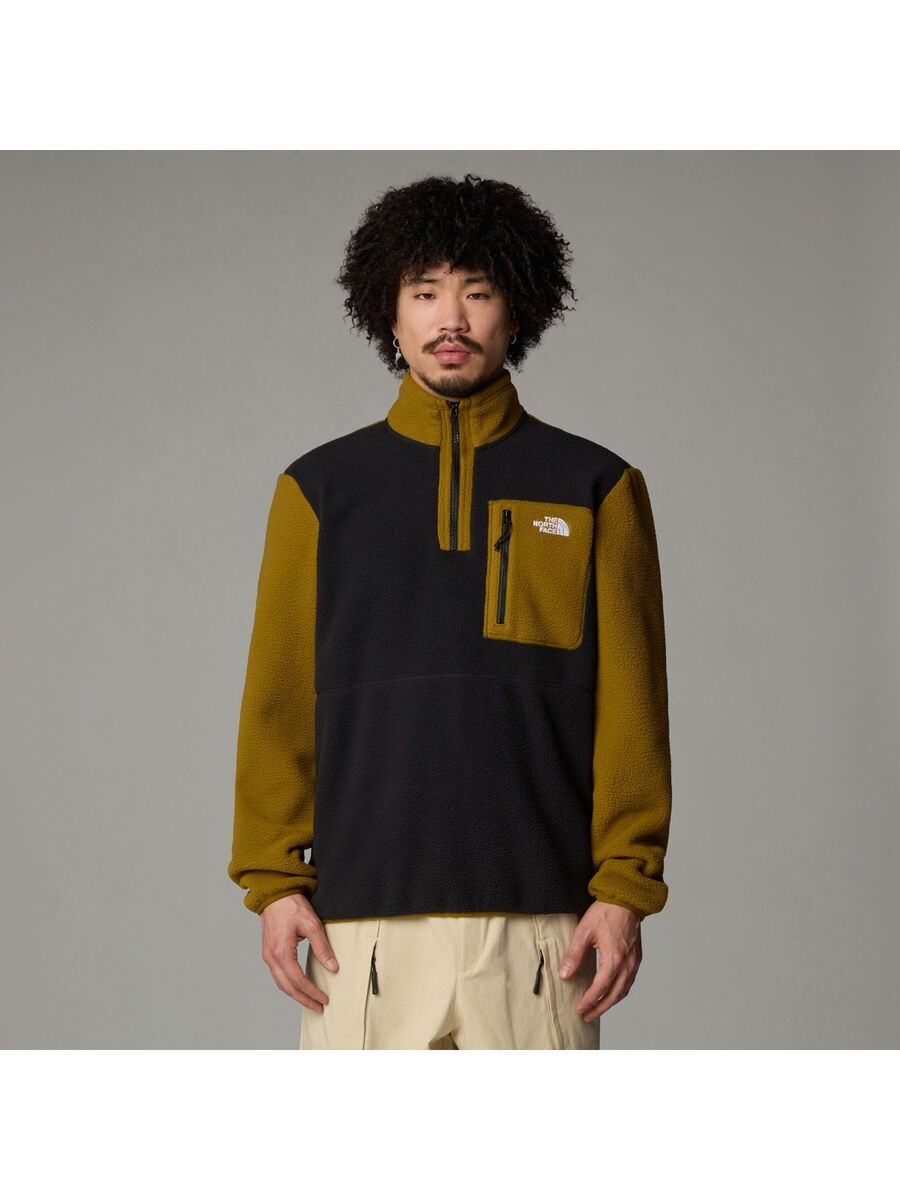 The North Face Men’s Yumiori 1/4 Zip, tnf black/moss green/tn - Bild 3