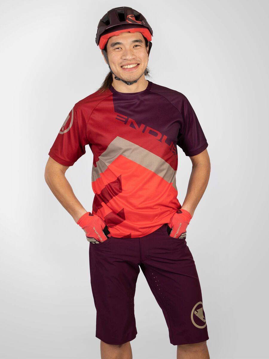 Endura SingleTrack Print T-Shirt LTD, granatapfel - Bild 4