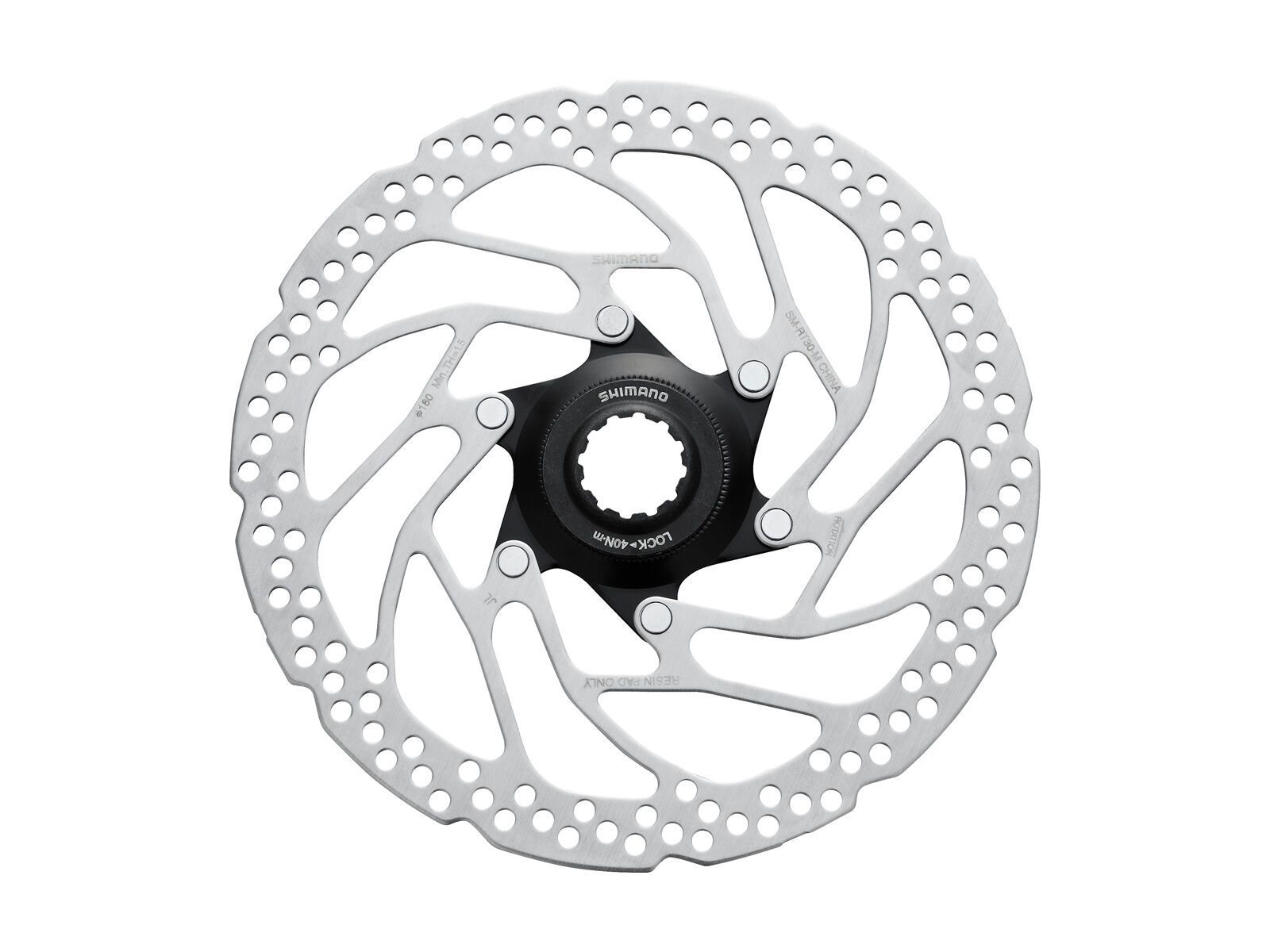 Shimano SM-RT30 Bremsscheibe Center Lock (nur Resin-Beläge) - 180 mm - Bild 1