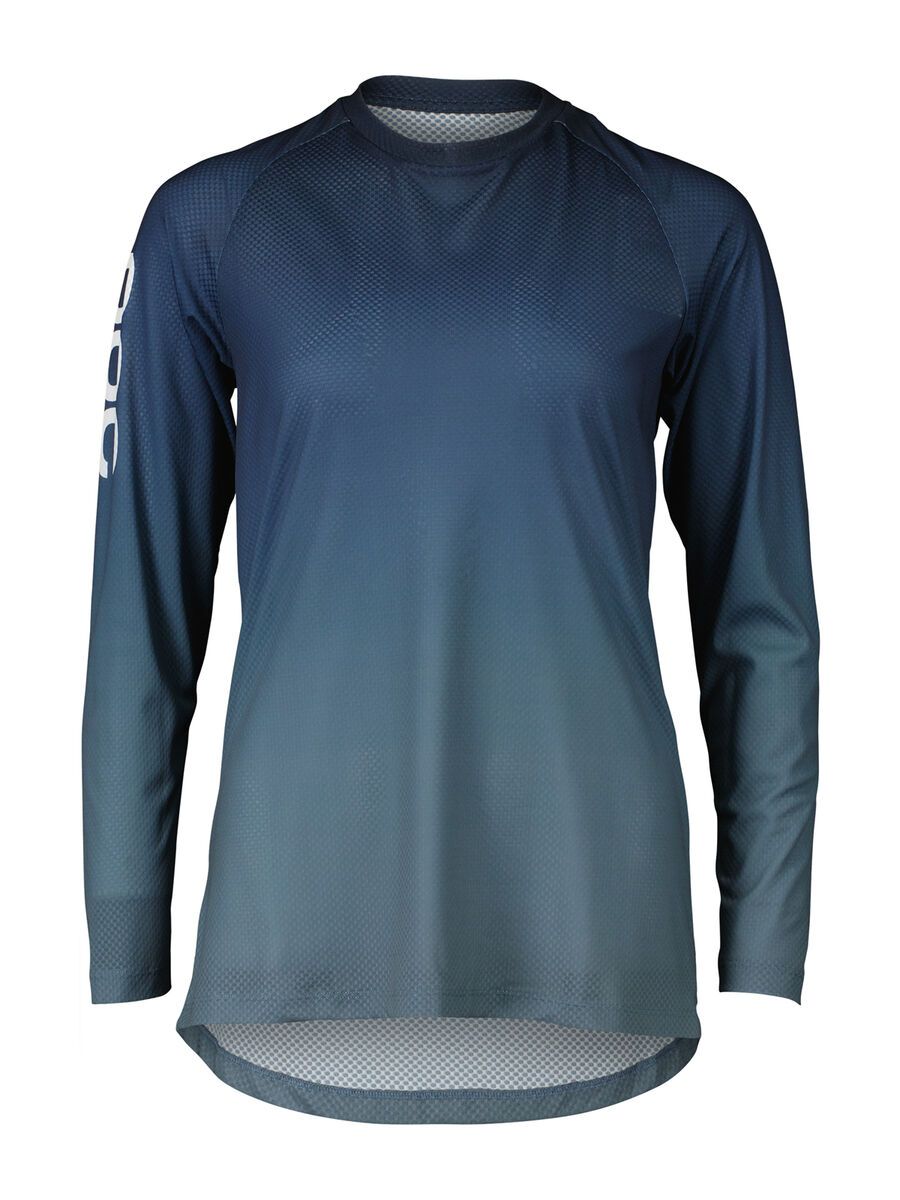 POC W's Essential MTB Lite LS Jersey, gradient turmaline navy - Bild 1