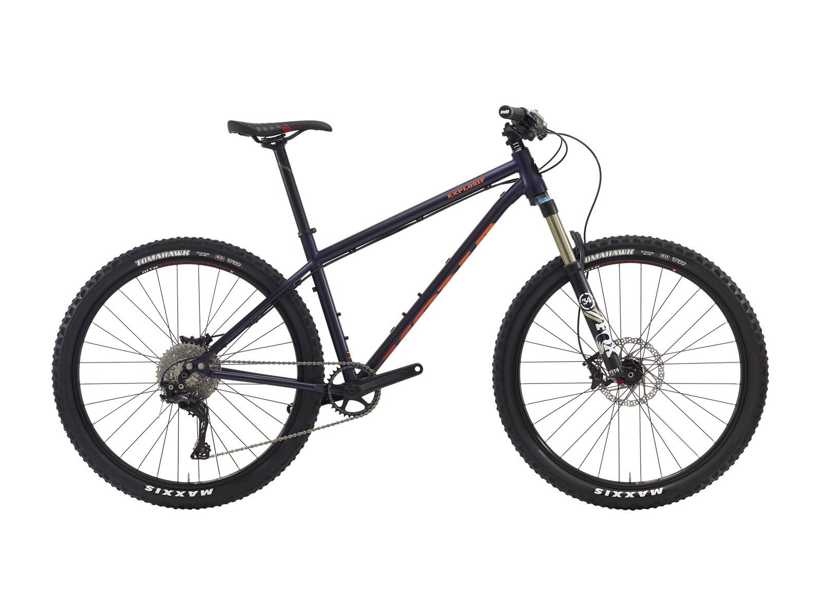 Kona Explosif, matt deep purple w/ orange-dark red fade decals - Bild 1