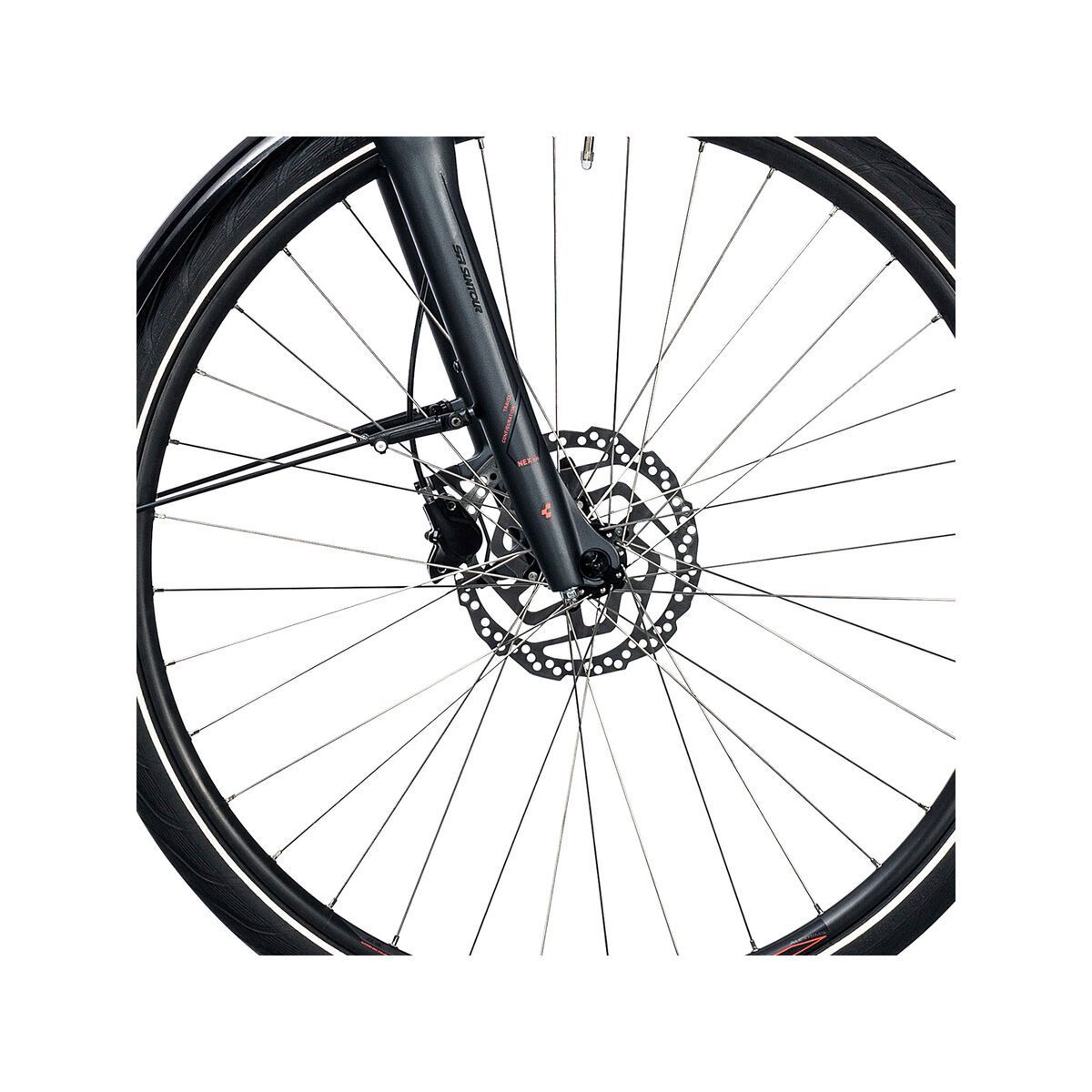 Cube Touring Hybrid 400 Easy Entry, grey´n´flashred - Bild 2