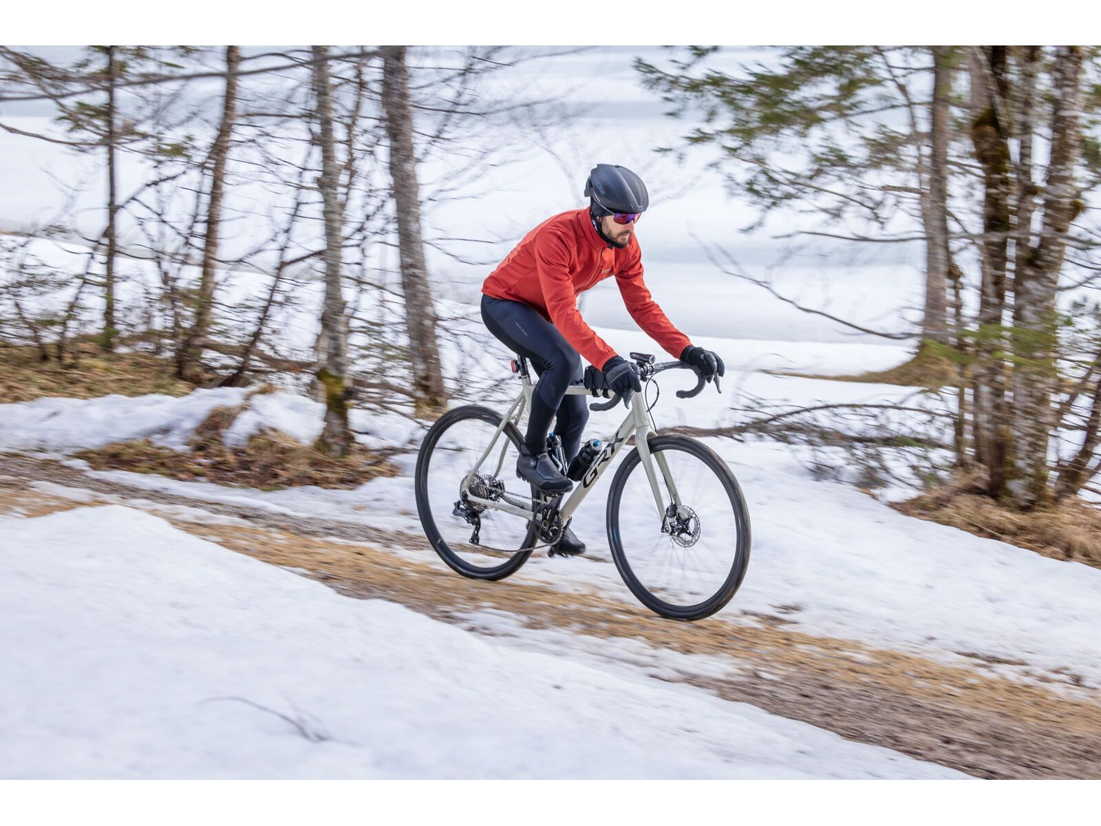 Pearl Izumi Attack AmFIB Lite Jacket, burnt rust/adobe - Bild 3