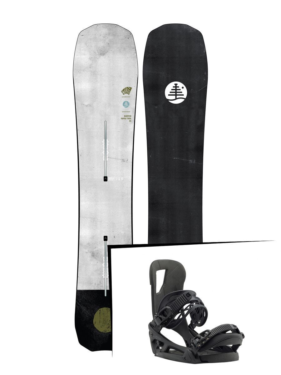 Set: Burton Family Tree Stun Gun 2019 + Burton Cartel EST black matte - Bild 1