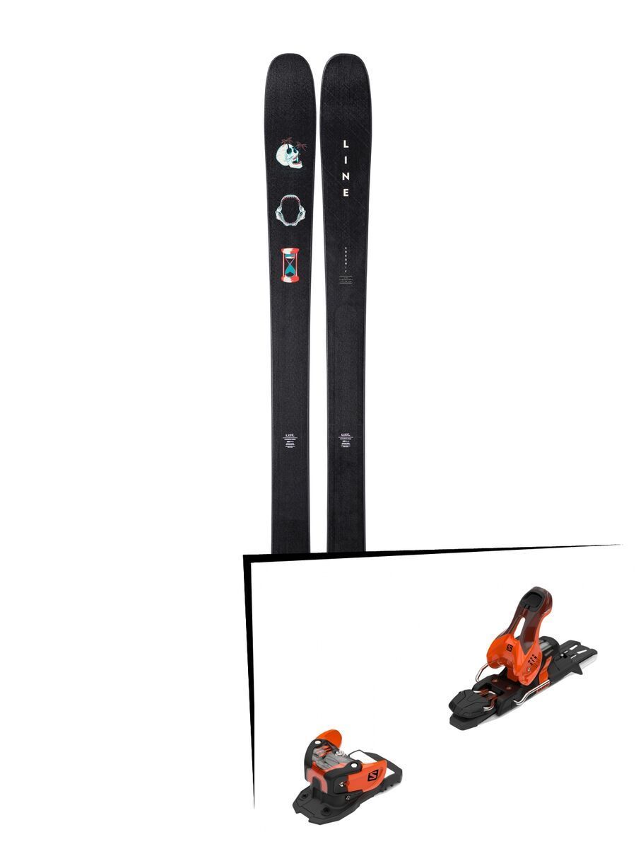 Set: Line Chronic 2019 + Salomon Warden 11 orange/black - Bild 1