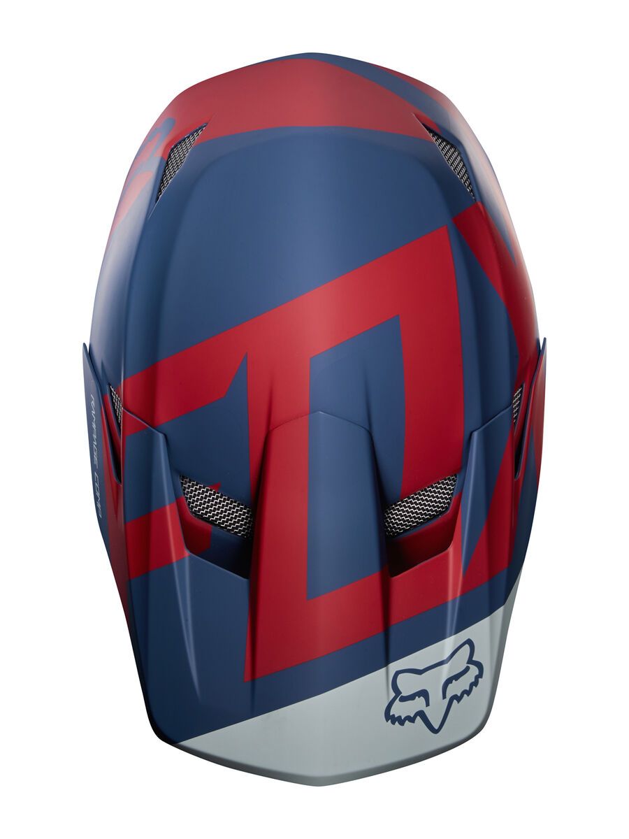 Fox Rampage Comp Helmet, blue/red - Bild 5