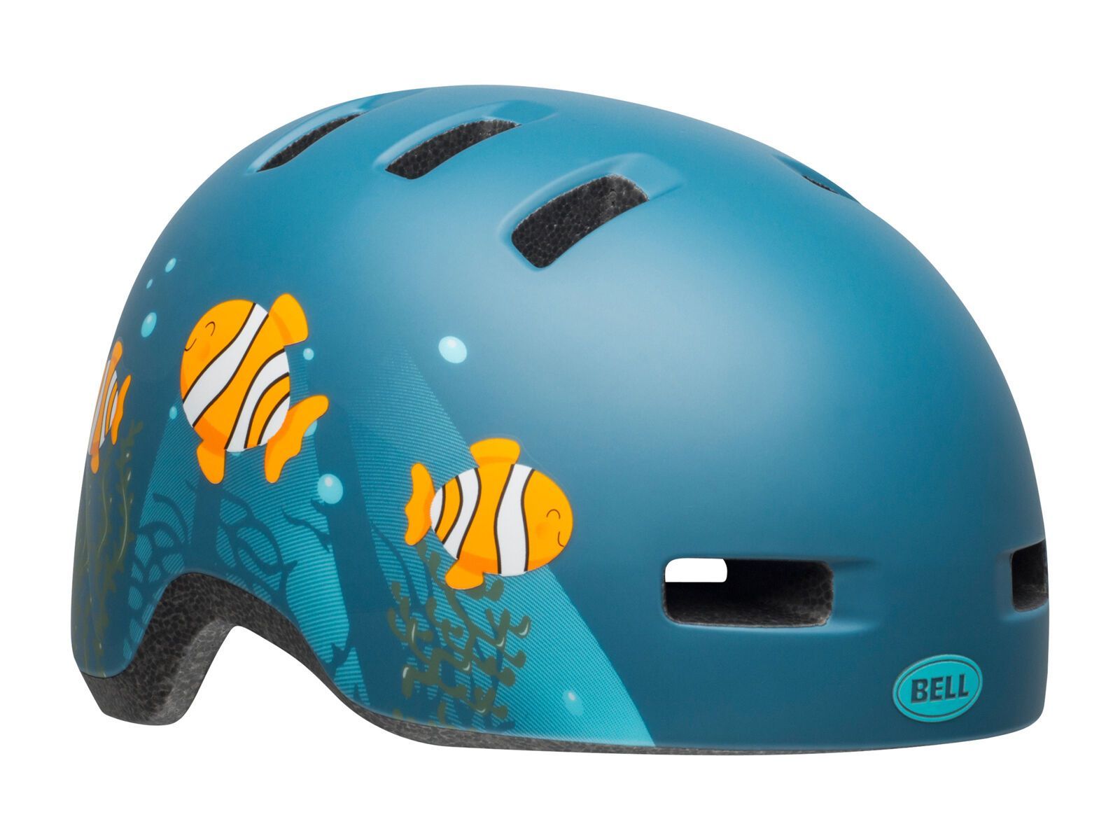 Bell Lil Ripper, matte gray/blue fish - Bild 2