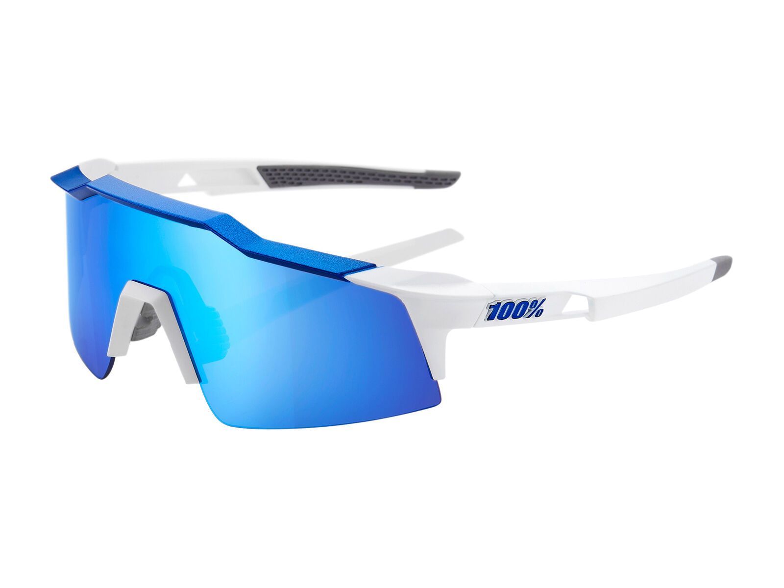 100% Speedcraft SL - HiPER Blue ML Mir, matte white/blue - Bild 1