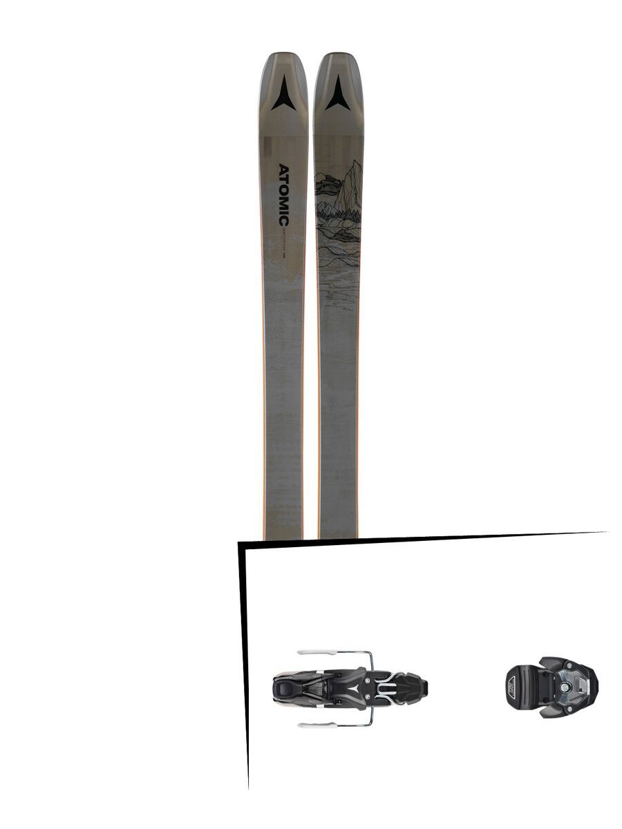 Set: Atomic Bent Chetler 100 2019 + Atomic Warden MNC 11 black/black - Bild 1