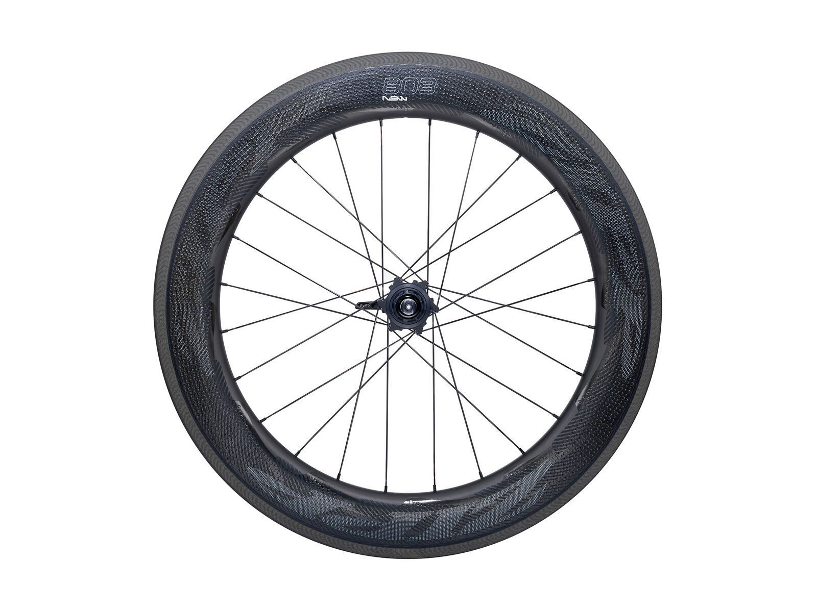 Zipp 808 NSW Carbon Clincher - Nabe Cognition, schwarz / ImPress - Bild 1