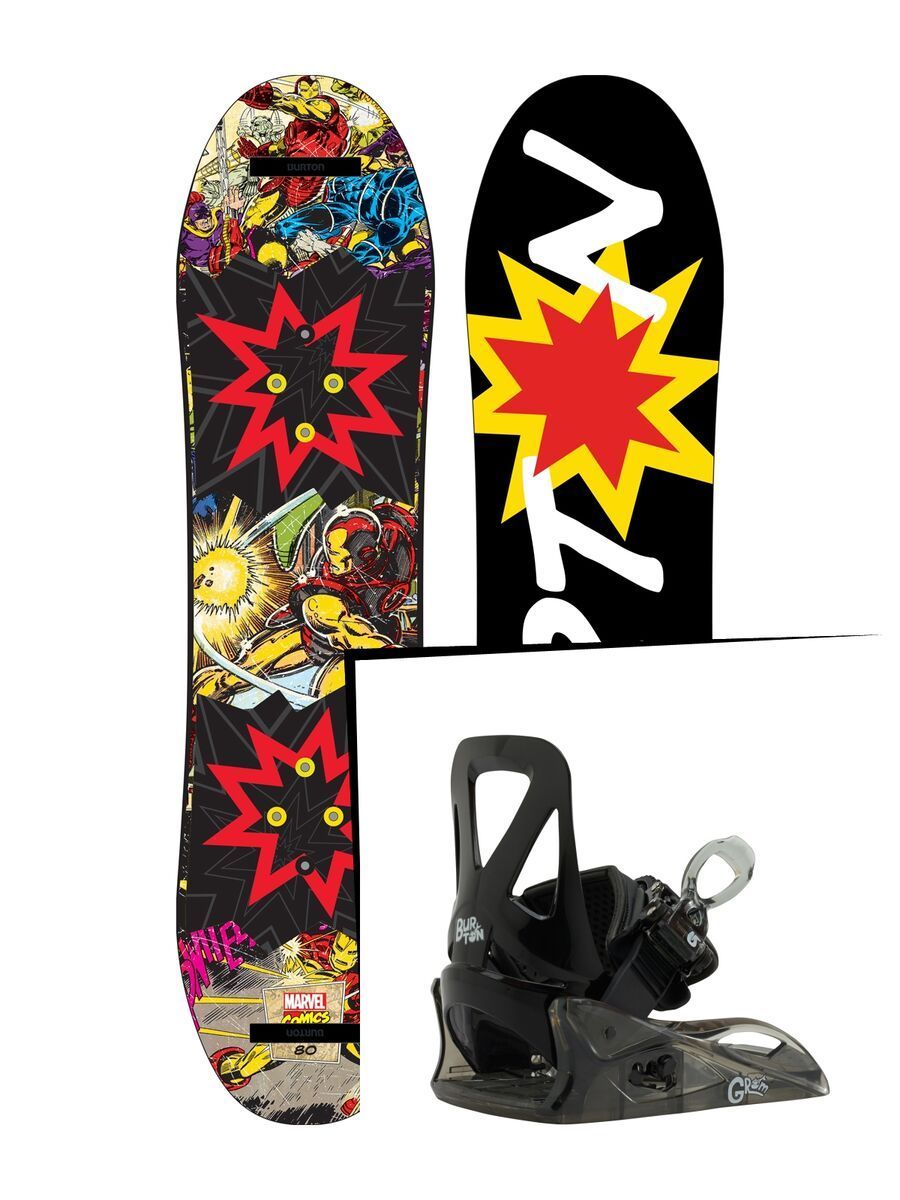 Burton Set: Chopper LTD Marvel 2016 + Burton Grom - Bild 1