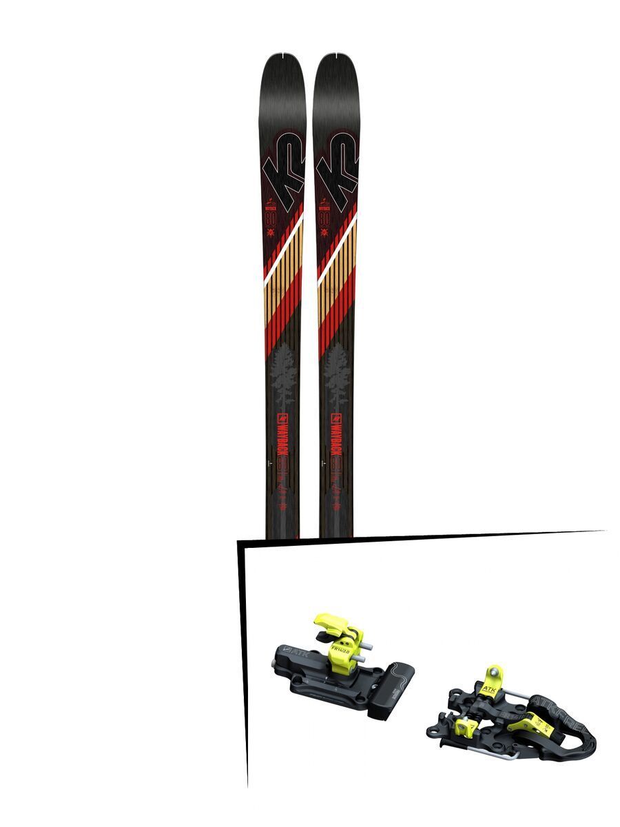 Set: K2 SKI Wayback 80 2019 + ATK Freeraider 14 2.0 - Bild 1